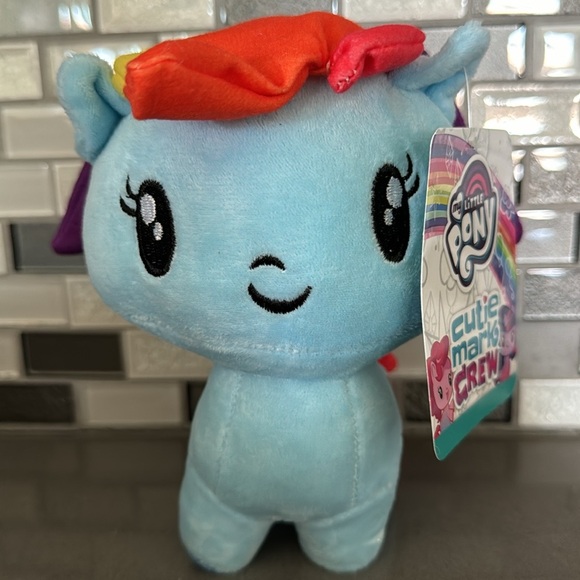 My Little Pony: Cutie Mark Crew RAINBOW DASH Plush / Hasbro / Kawaii / BRAND NEW - Picture 1 of 13